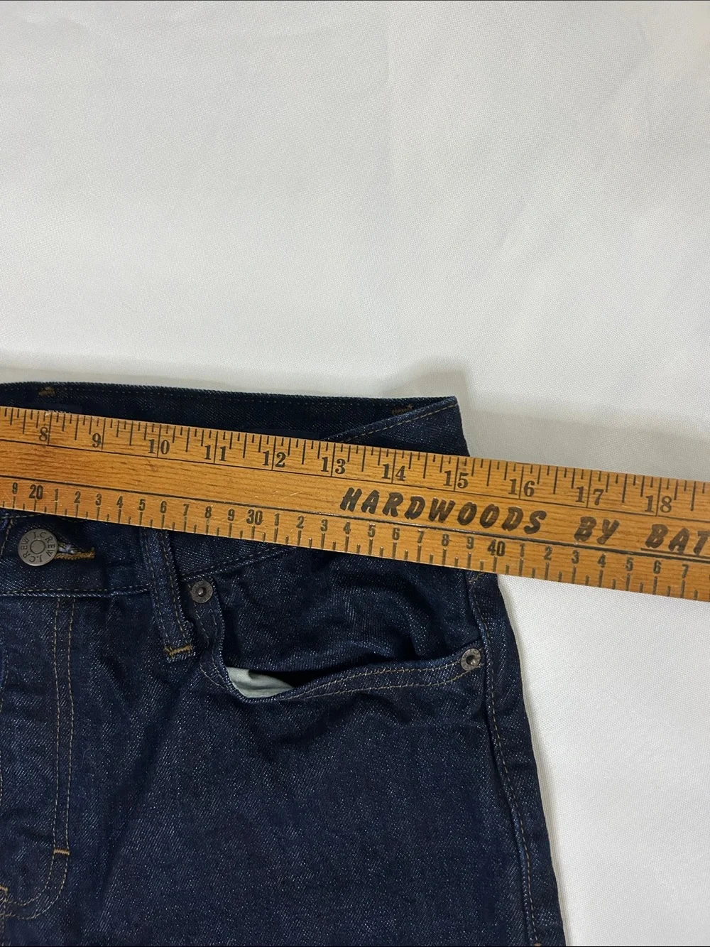 J crew Selvedge denim jeans dark wash